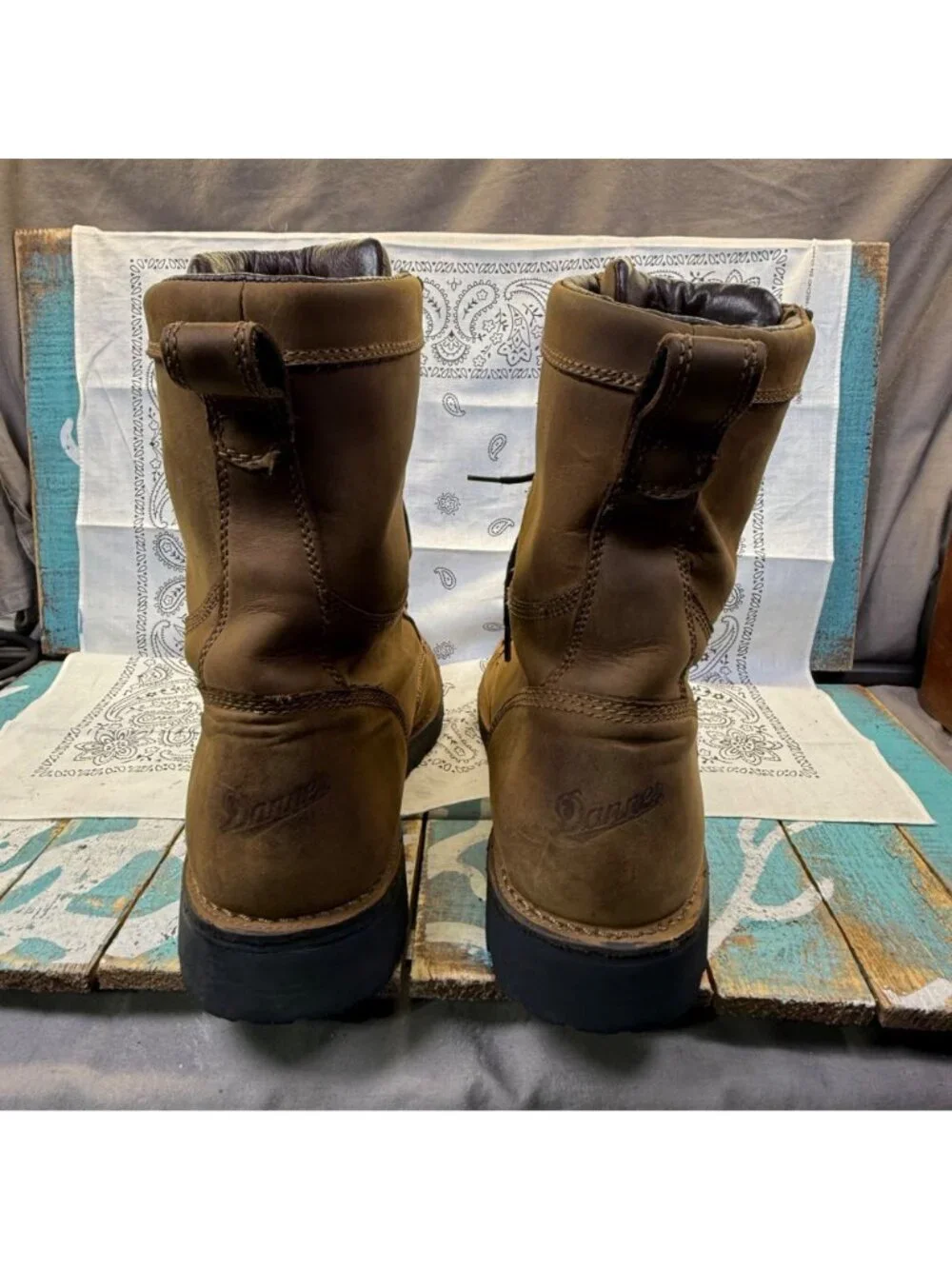 Danner Longhorn Rugged Roper GTX Waterproof Vibram Boots 44764 Men 11.5D Worn 2X